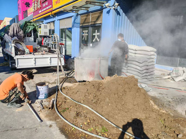 东升镇顶管注浆加固